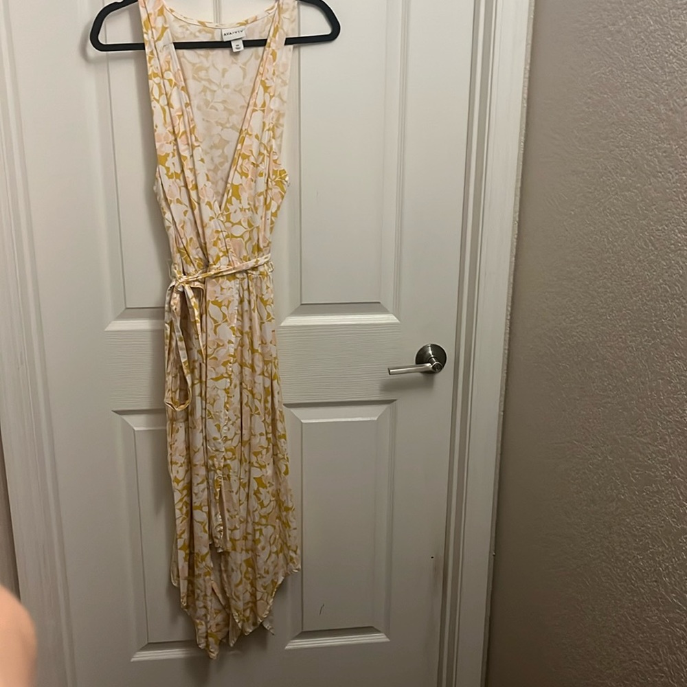 Ava and Viv yellow floral dress